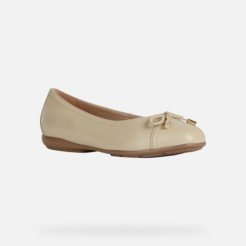 Geox Ballerinas Beige Annytah - Geox Womens Shoes - IEKBVZ462